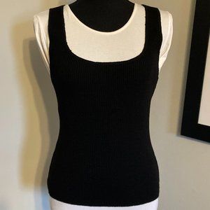 Ralph Lauren ribbed scoop neck sleeveless sweater